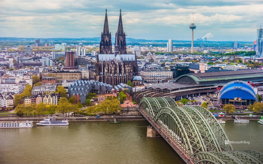 Aerial view of Cologne