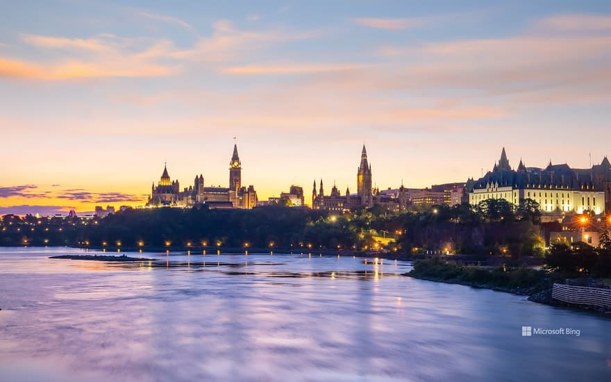 Parliament Hill in Ottawa, Ontario, Canada