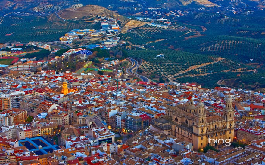 City of Jaén in Andalusia, Spain