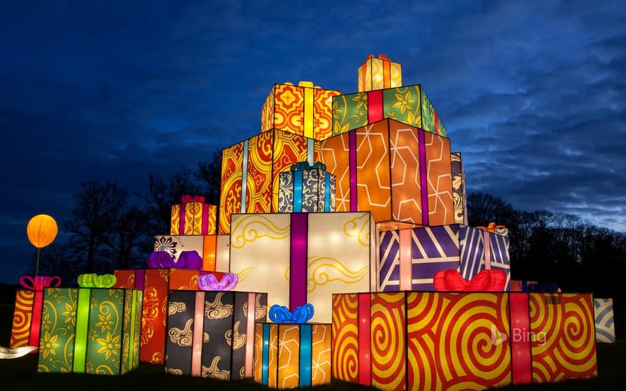 The Festival of Light at Longleat, Wiltshire