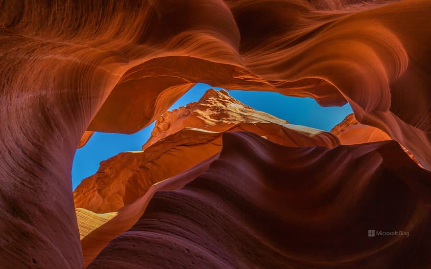 Lower Antelope Canyon near Page, Arizona