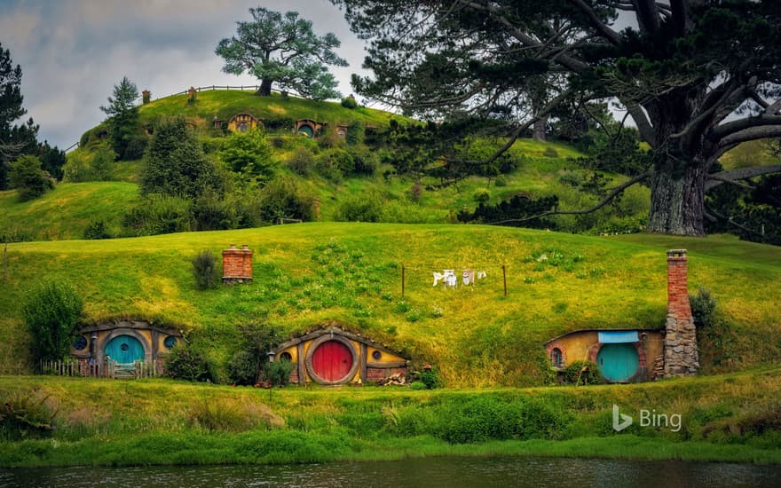 Hobbiton, near Matamata, North Island, New Zealand