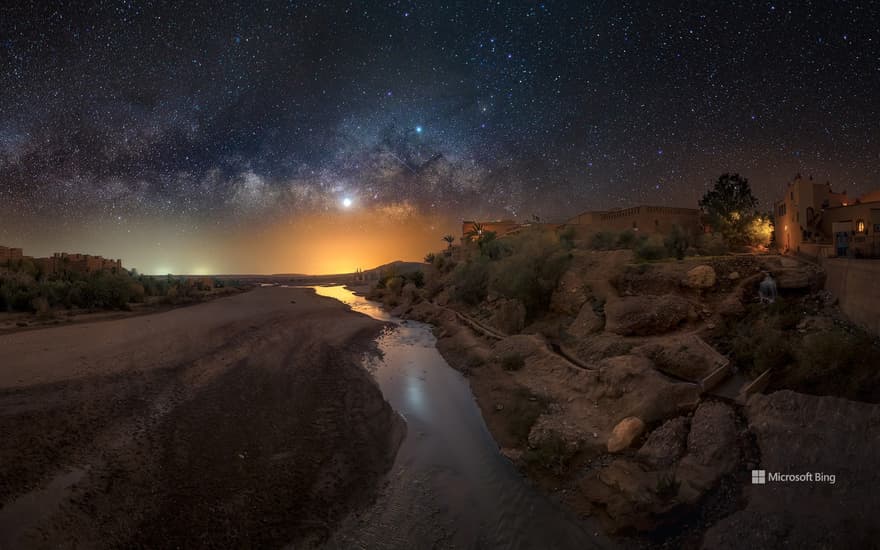 Milky Way, Aït Benhaddou, Morocco