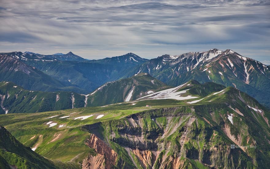 Tateyama in summer, Toyama prefecture