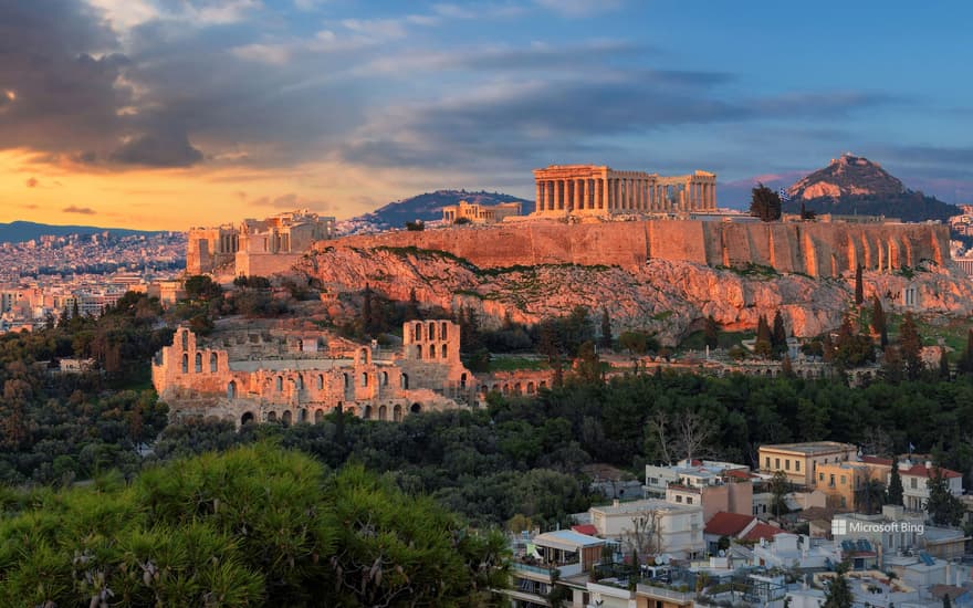 Parthenon temple, Acropolis of Athens, Greece