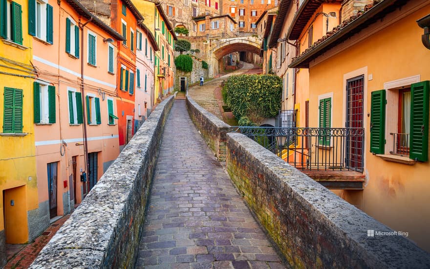 Medieval Aqueduct, Perugia, Italy