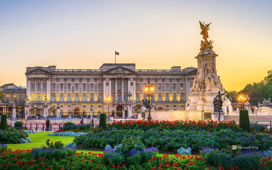 Buckingham Palace in London, England