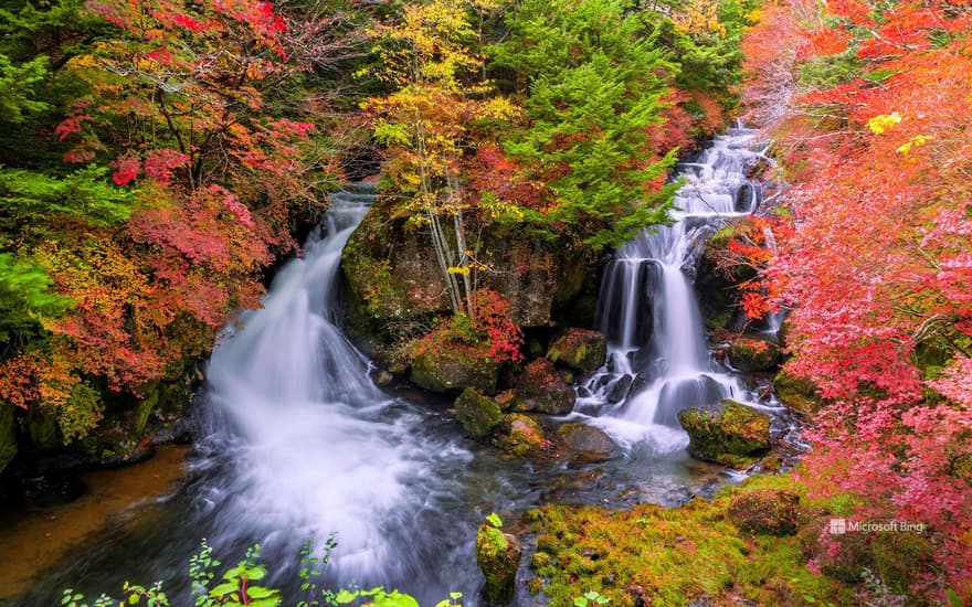 Ryuzu Falls, Nikko City, Tochigi Prefecture