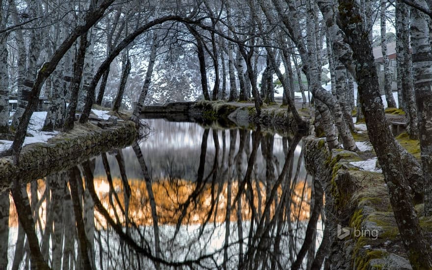 Zêzere River in Covão da Ametade, Serra da Estrela mountains, Portugal